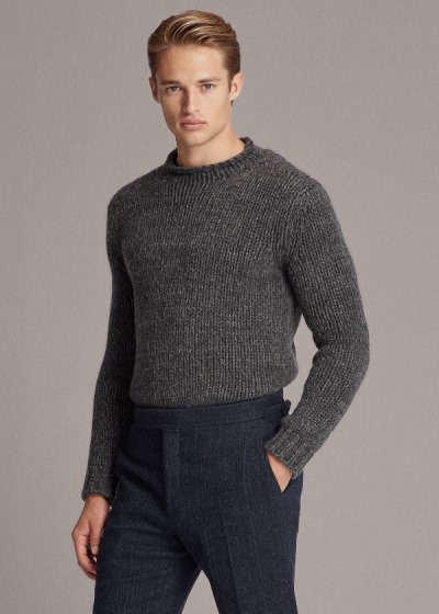 Suéter Ralph Lauren Mouliné Cashmere Homem 31605-NTIO